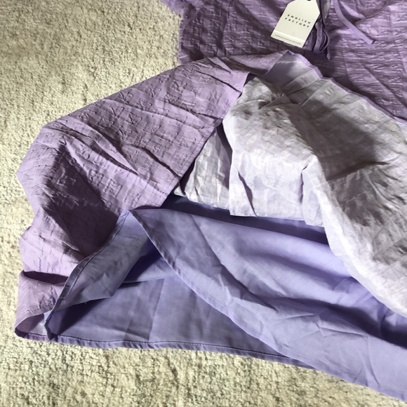 NWT English Factory Tie Back Jacquard Dress - Picture 8 of 9